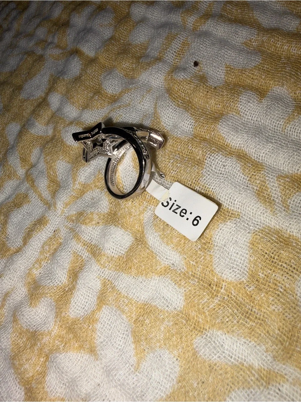 NWT Park Lane Size 6 Double Star Ring